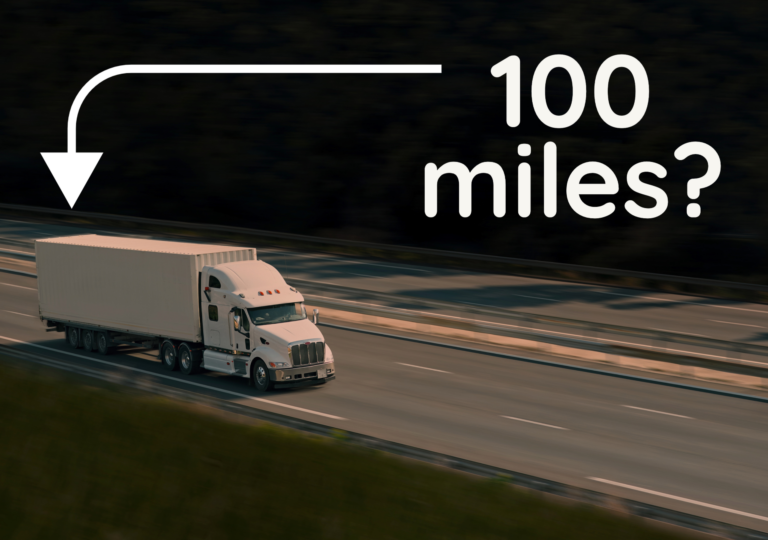 This man jumped on a semitruck and traveled 100 miles